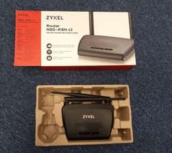 ZYXEL NBG-418Nv2 WiFi Bezdrátový N300 domácí router (BAZAR) - 10ks