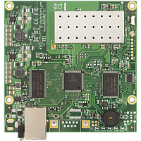Mikrotik RB711-5Hn-M Routerboard, 1×LAN, wifi karta 802.11a/n MMCX, 32MB RAM, 400 MHz CPU, L3 (BAZAR)